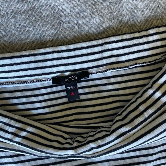 JACOB Striped Maxi Slit Skirt (size XS) - Picture 3 of 4